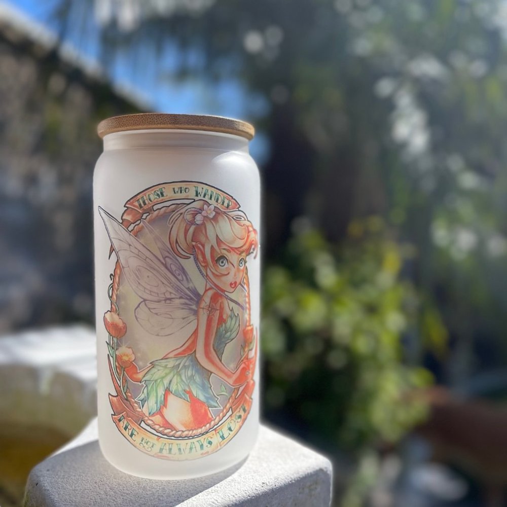 Punk Rock Tattooed Princess 16oz Frosted Libbey Cold Cup Tumbler